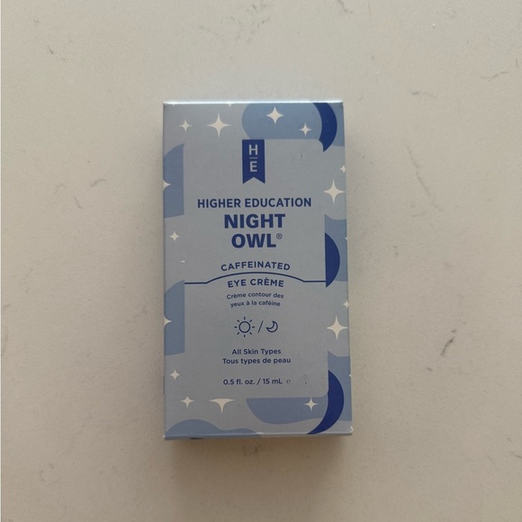 Higher Education Skincare Night Owl Caffeinated Eye Crème - 15ml/.5 fl oz - NWB - Picture 5 of 8